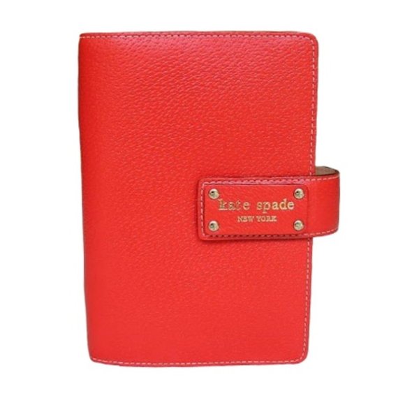 kate spade Other - Kate Spade RARE Red Deborah Snap Planner Organizer
